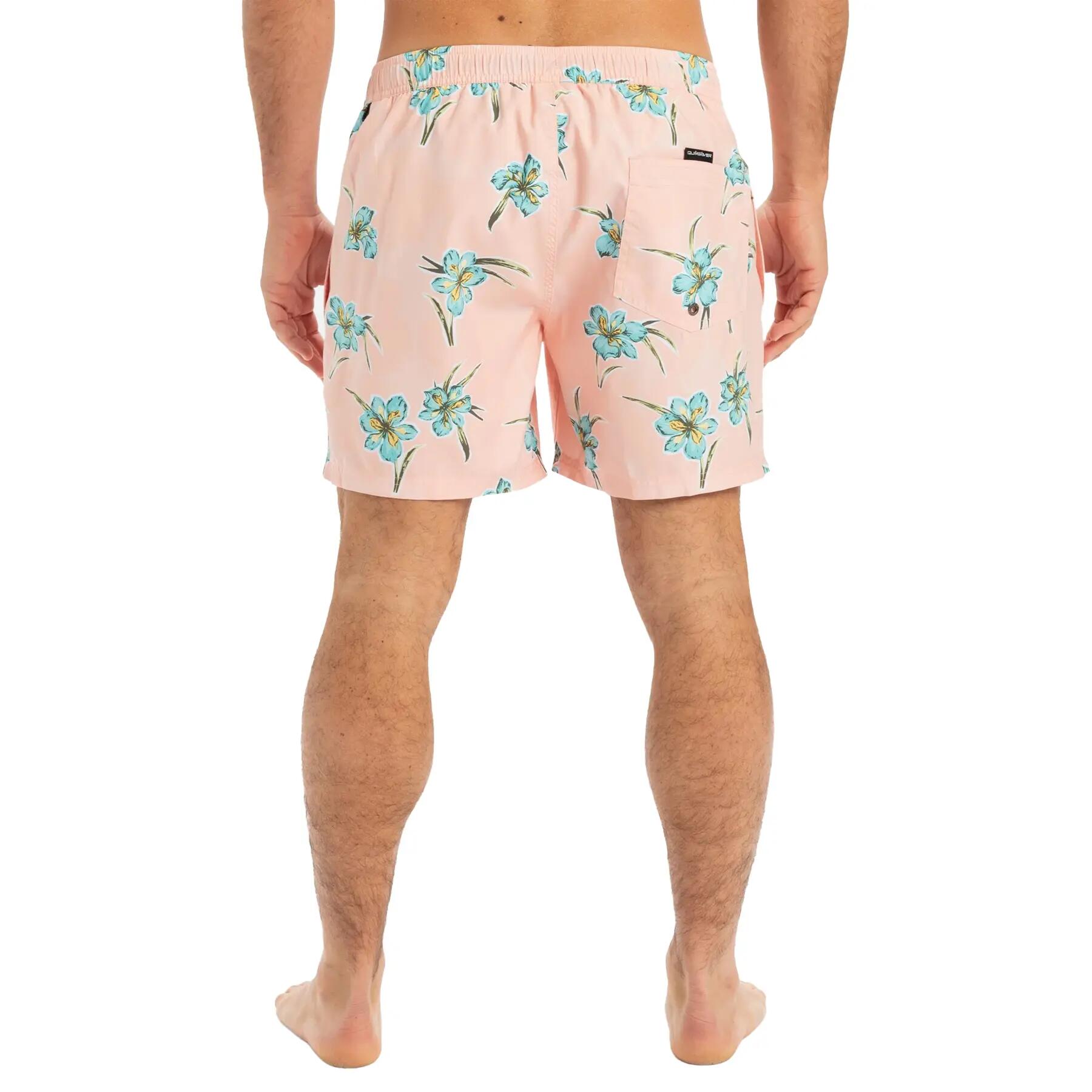 Badeshorts für Herren Pfirsich 3/4