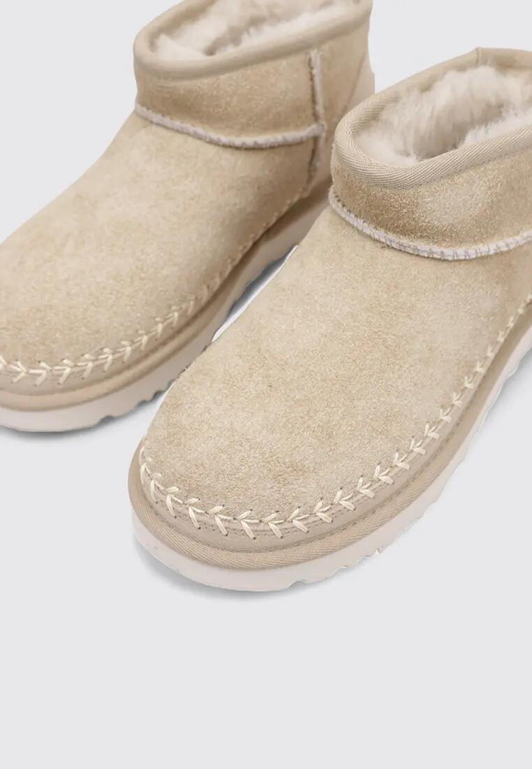 Sandale
Botte esquimau Baskets Femme UGG Classic Ultra Mini Biarritz Taup 3/5