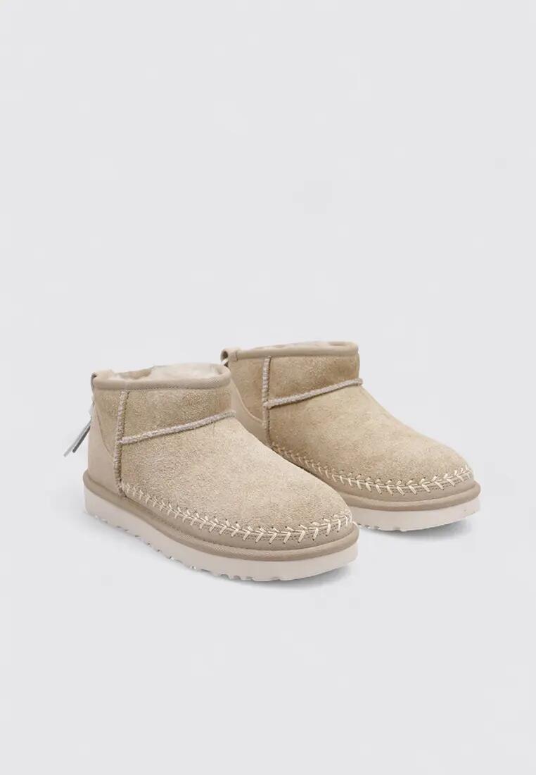 Sandale
Botte esquimau Baskets Femme UGG Classic Ultra Mini Biarritz Taup 2/5