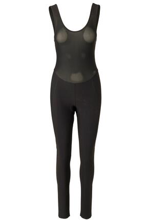 Cuissard long vélo femme Essential hiver noir
