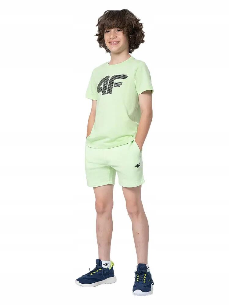 SPODENKI DRESOWE CHŁOPIĘCE 4F DZIECIĘCE JUNIOR    ZIELONE 6/10
