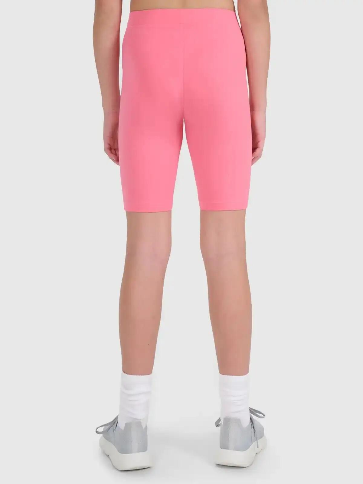 SPODENKI DZIEWCZĘCE 4F LEGGINSY KRÓTKIE KOLARKI NA LATO  RÓŻOWE 4/11