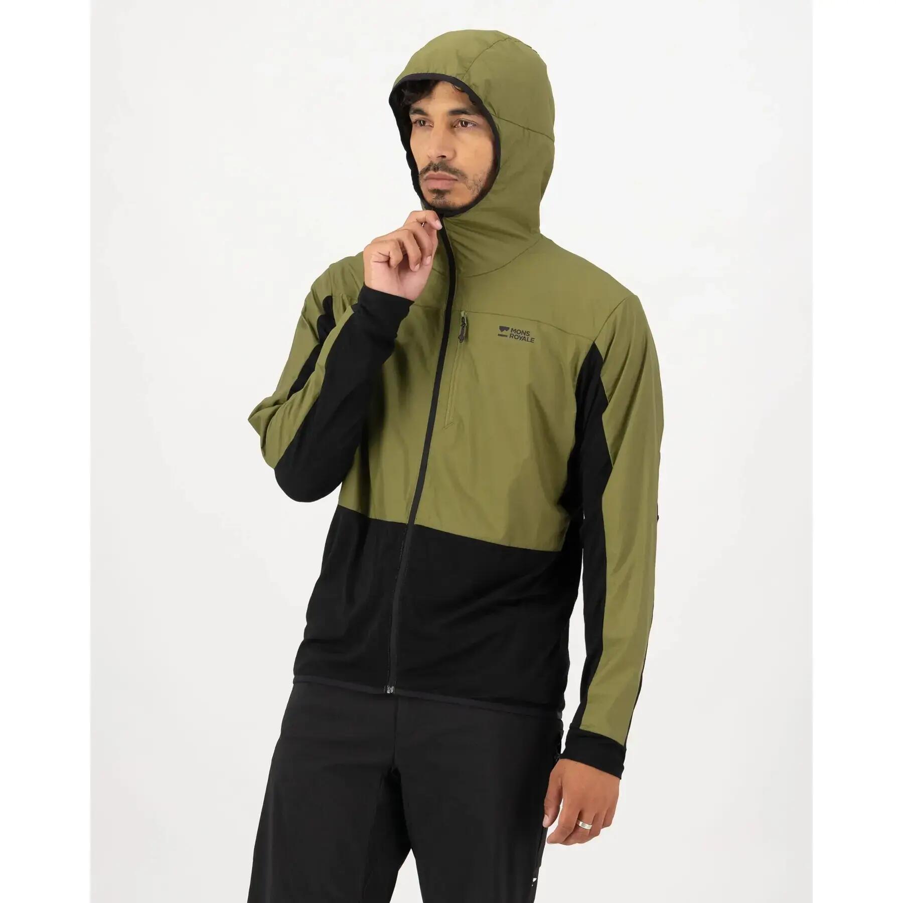 Veste à capuche Mons Royale Diversion Merino 4/4