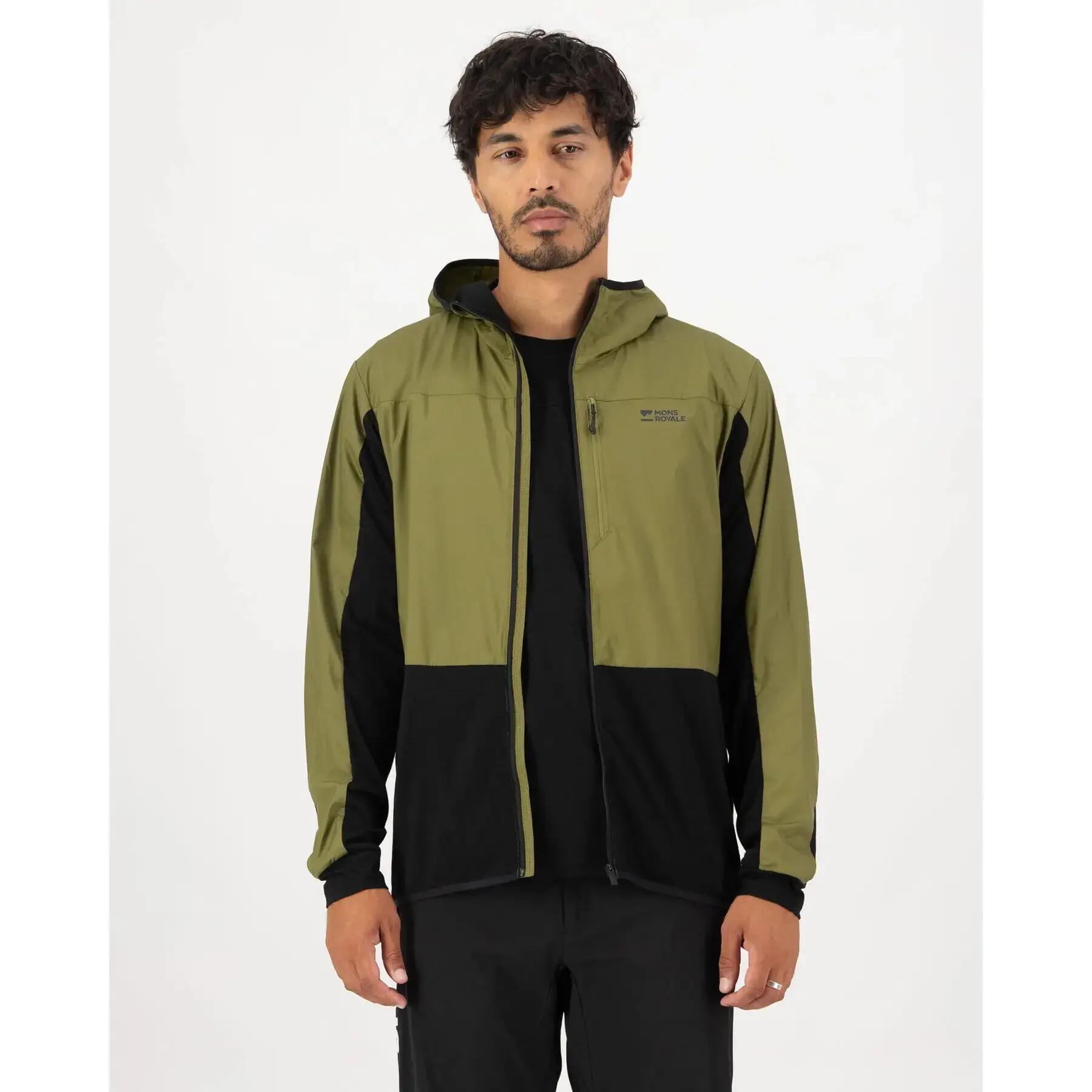 Veste à capuche Mons Royale Diversion Merino 2/4