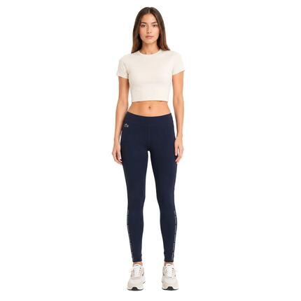Leggings de sport Lacoste pour femmes, entraînement, bleu marine