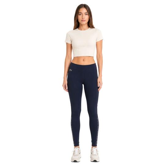 Leggings de sport Lacoste pour femmes, entraînement, bleu marine
