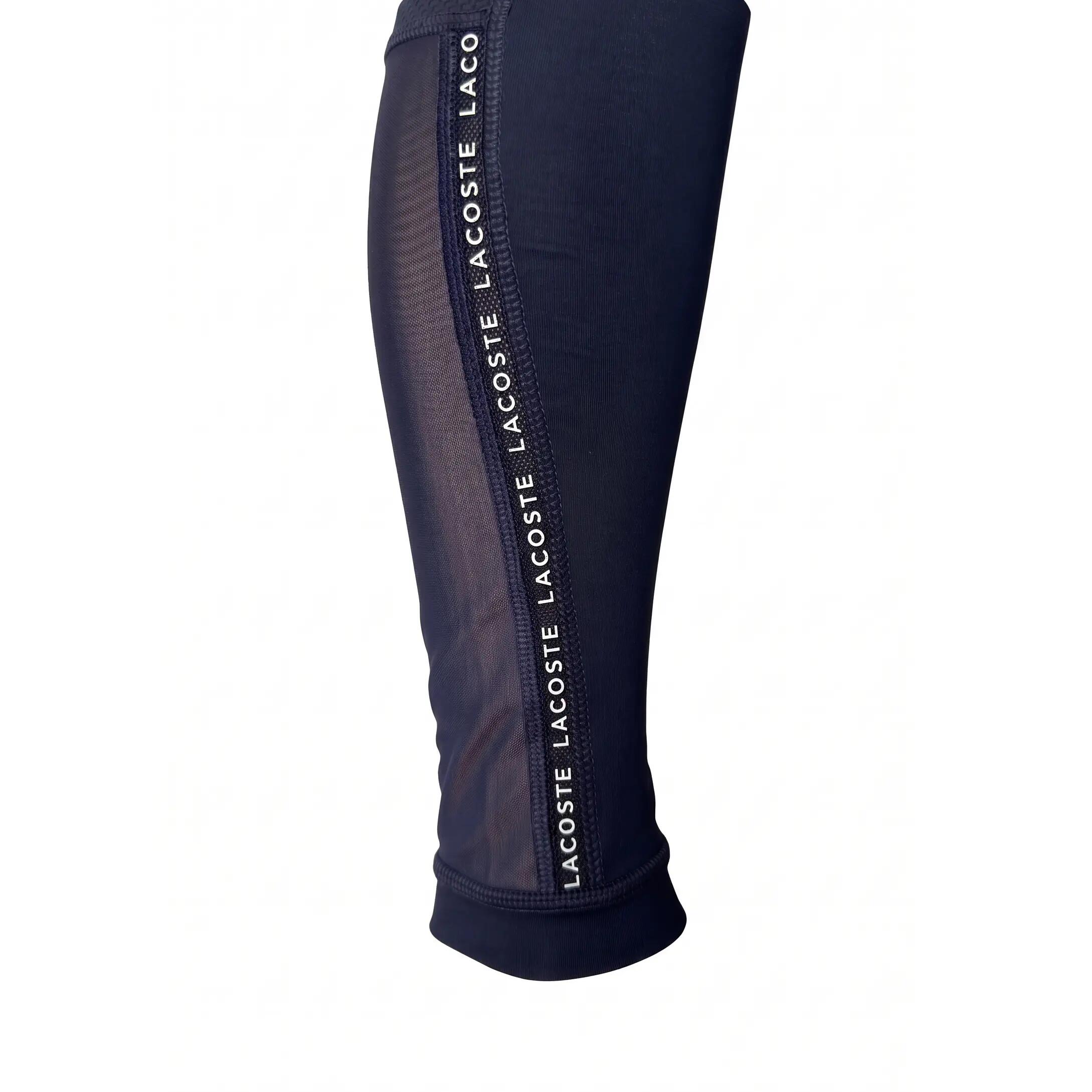 Spodnie damskie Lacoste sportowe treningowe legginsy granatowe 5/5