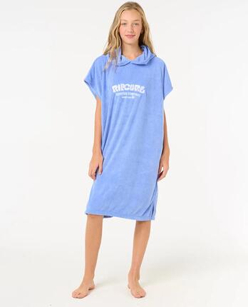 Poncho surf Fille Classic Surf - Blue