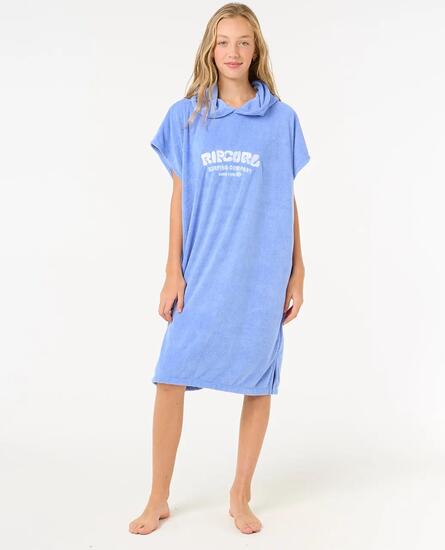 Poncho surf Fille Classic Surf - Blue