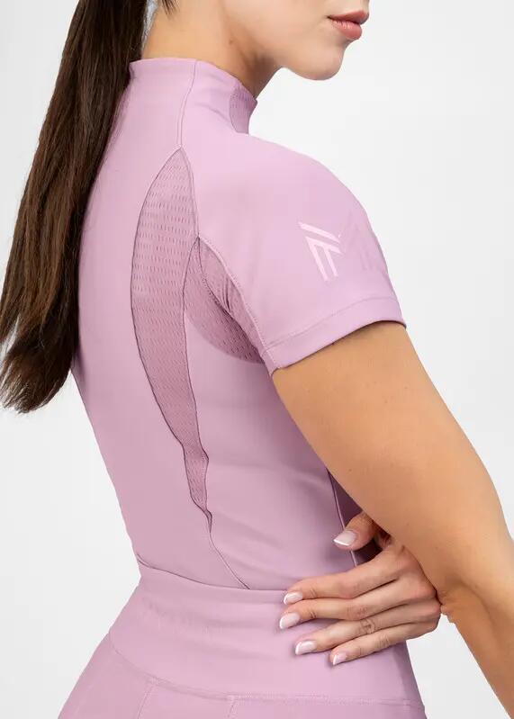 Camiseta Base Manga Corta Mujer Equitación Maximilian Frame Malva 4/7