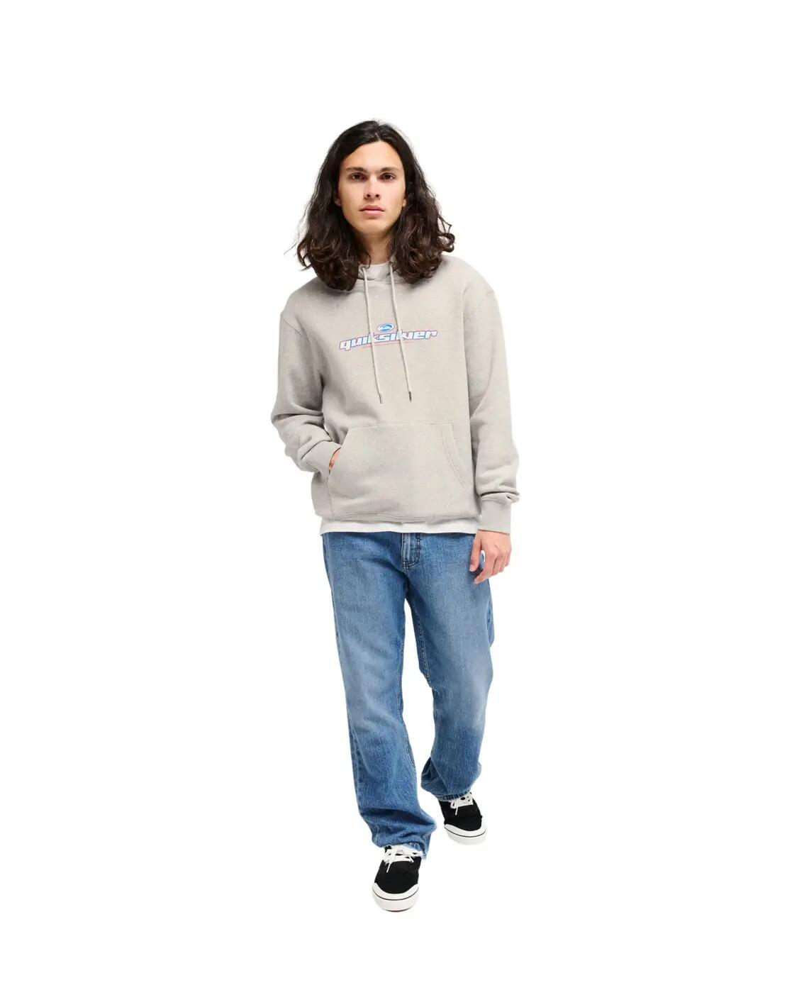 Hoodie SALT WATER SLACKER Grau Heren 4/4