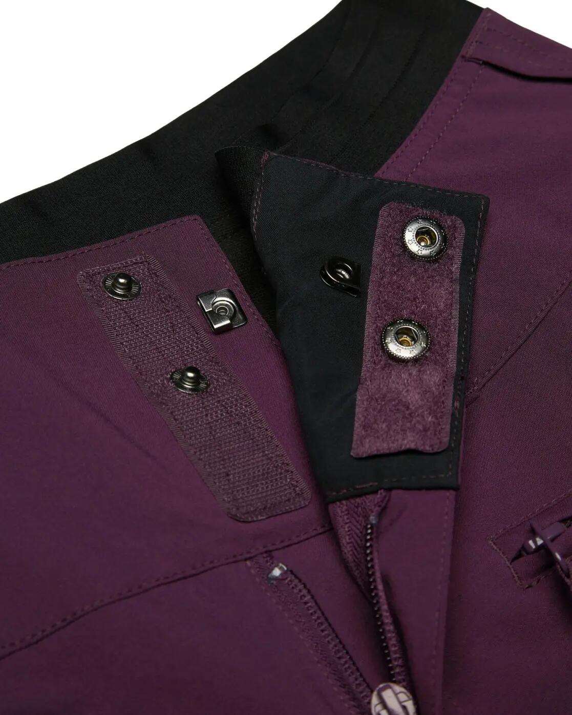 Pantalón técnico de snow 20K PASSIVE TRACKS Morado Mujer 2/3