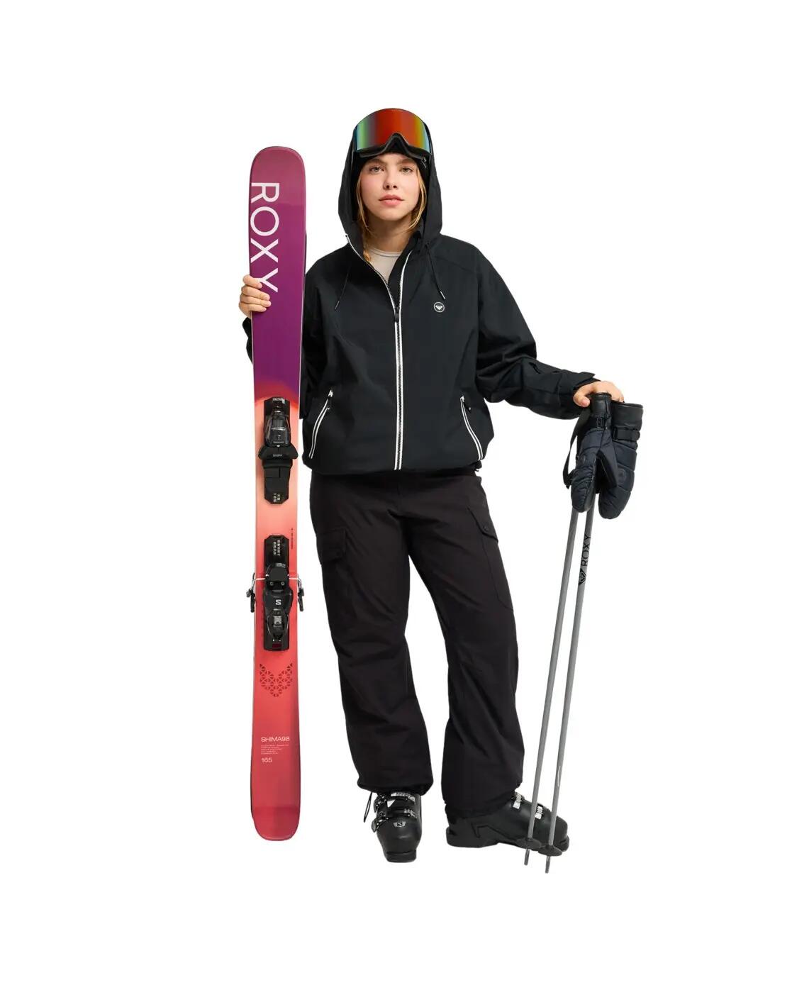 Pantalón técnico de snow 20K PASSIVE TRACKS Negro Mujer 4/4