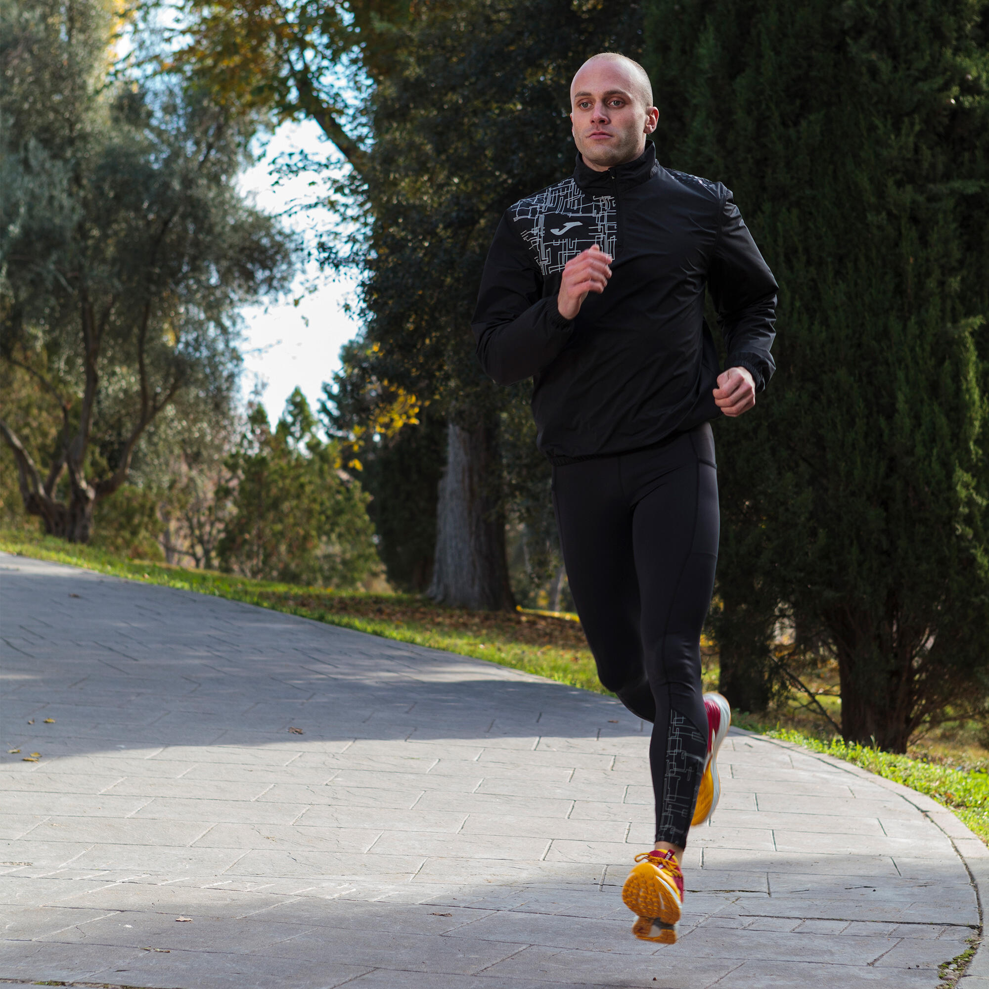Legging Long Running Homme Joma R-Night Welness Noir 5/5