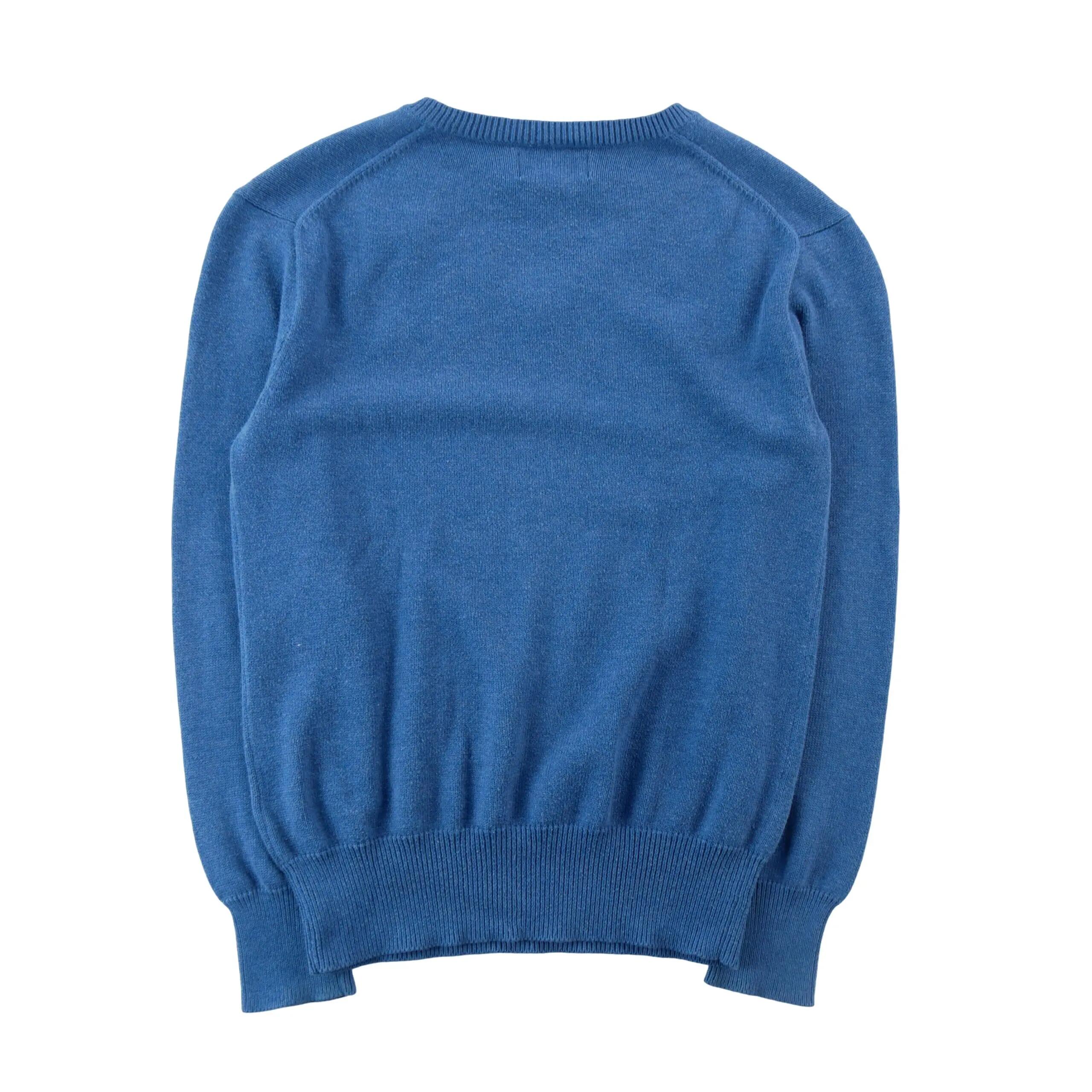 Seconde vie - Pull Garçon Pull col V coton Bleu - Excellent 2/6