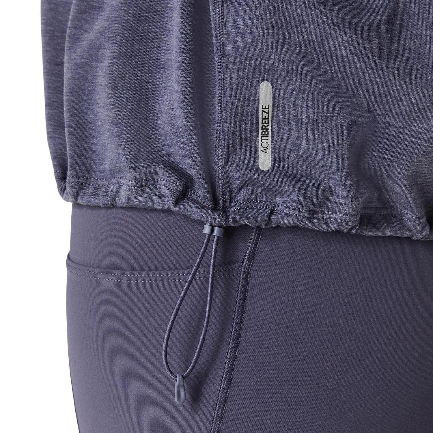 T-Shirt Sport Damen Adjustable Top - grau 7/7