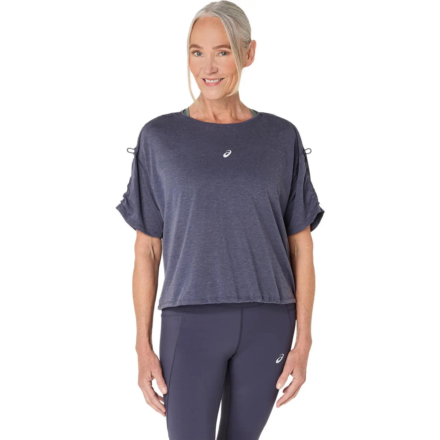 T-Shirt Sport Damen Adjustable Top - grau 6/7