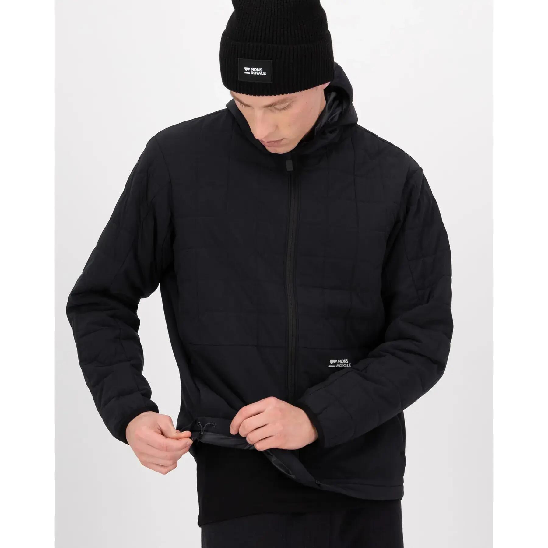 Veste à capuche Mons Royale Canyon Merino 4/5