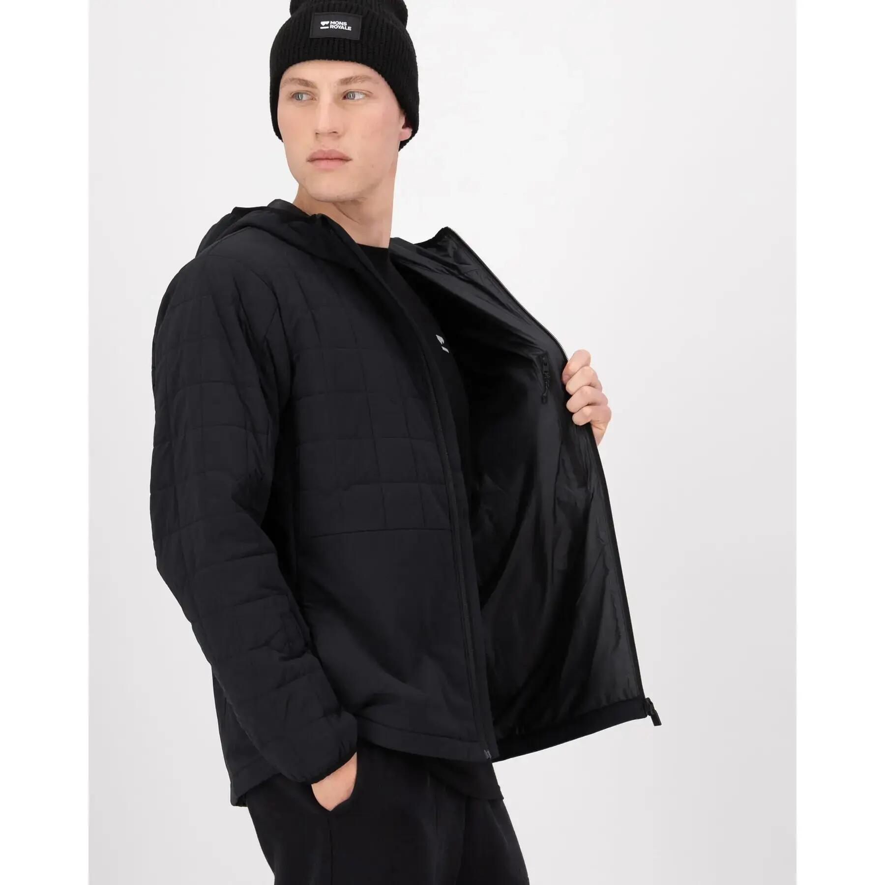 Veste à capuche Mons Royale Canyon Merino 3/5