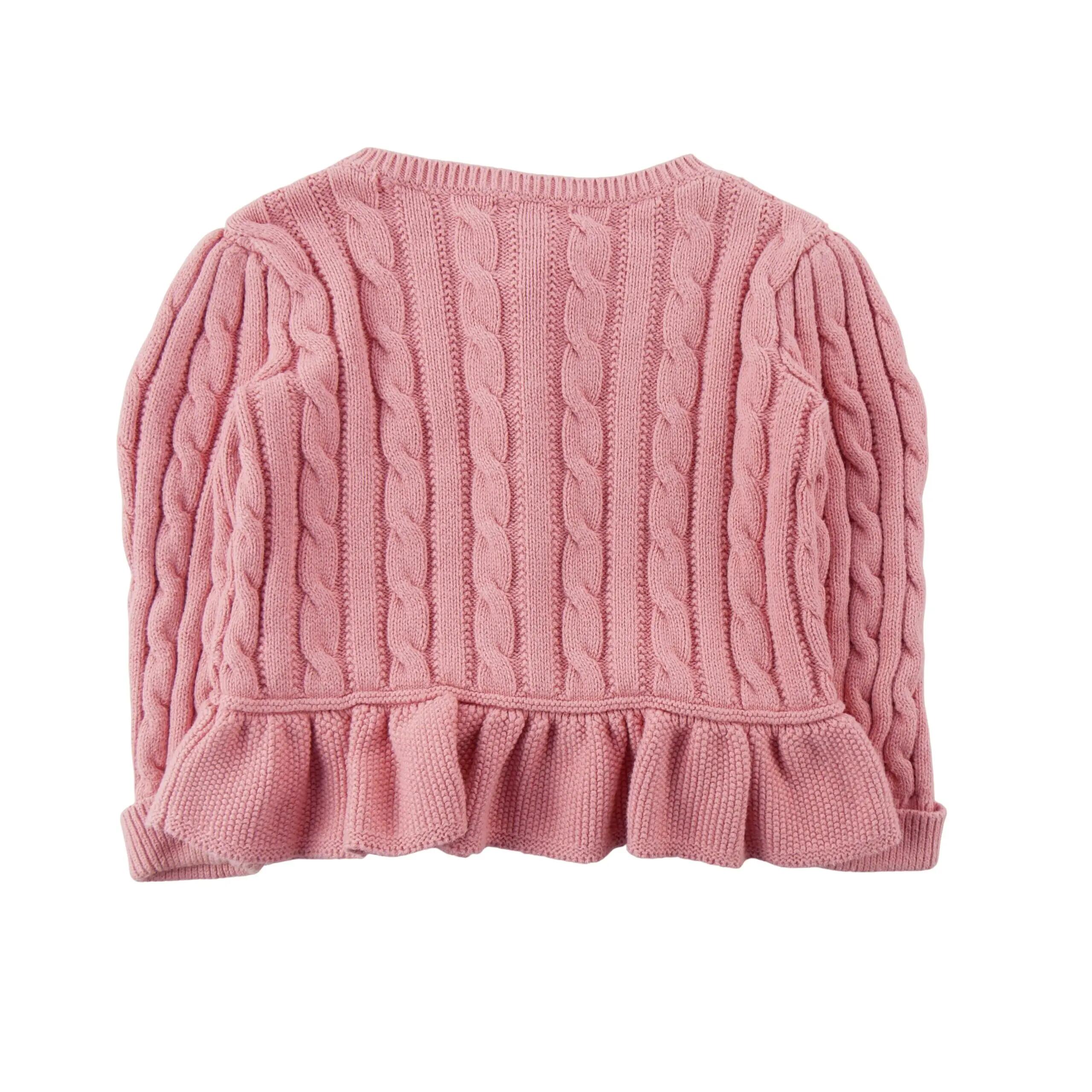 Seconde vie - Gilets Fille Maille torsadée Rose - Excellent 2/7