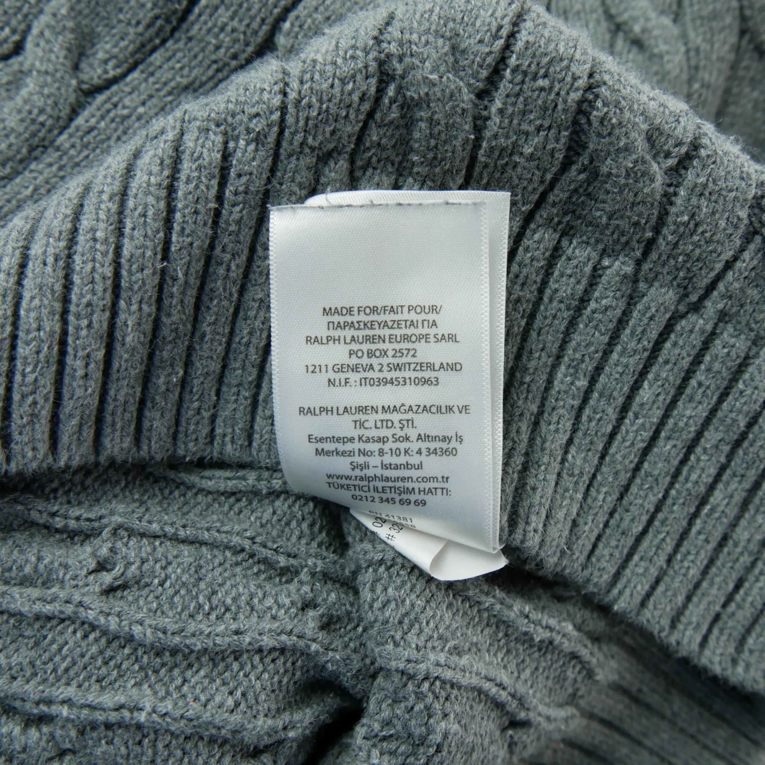 Segunda Vida - Jersey para niño Cable-Knit de algodón - Excelente 6/7