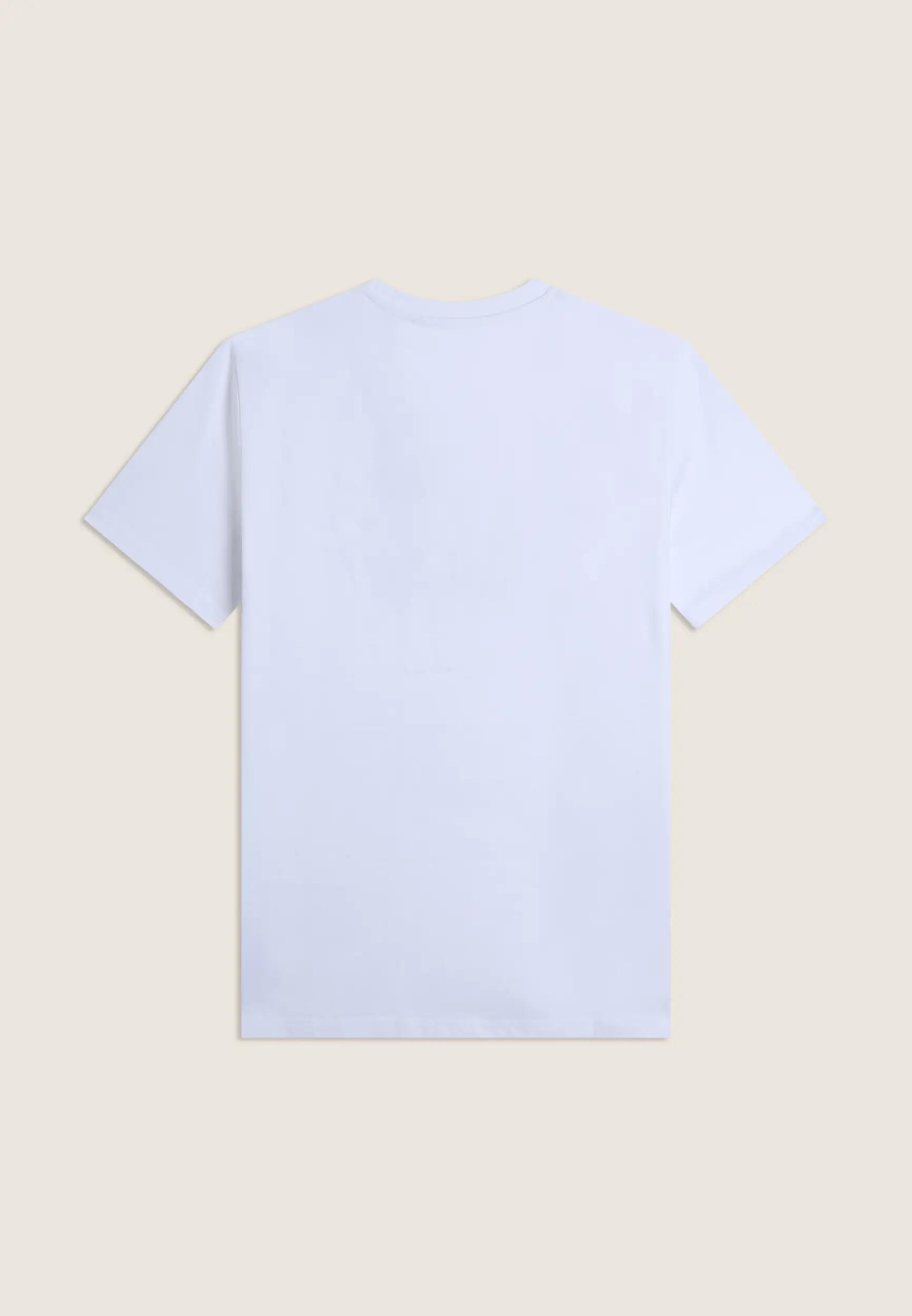 T-shirt pour hommes col rond en coton avec logo VIS argenté 2/3