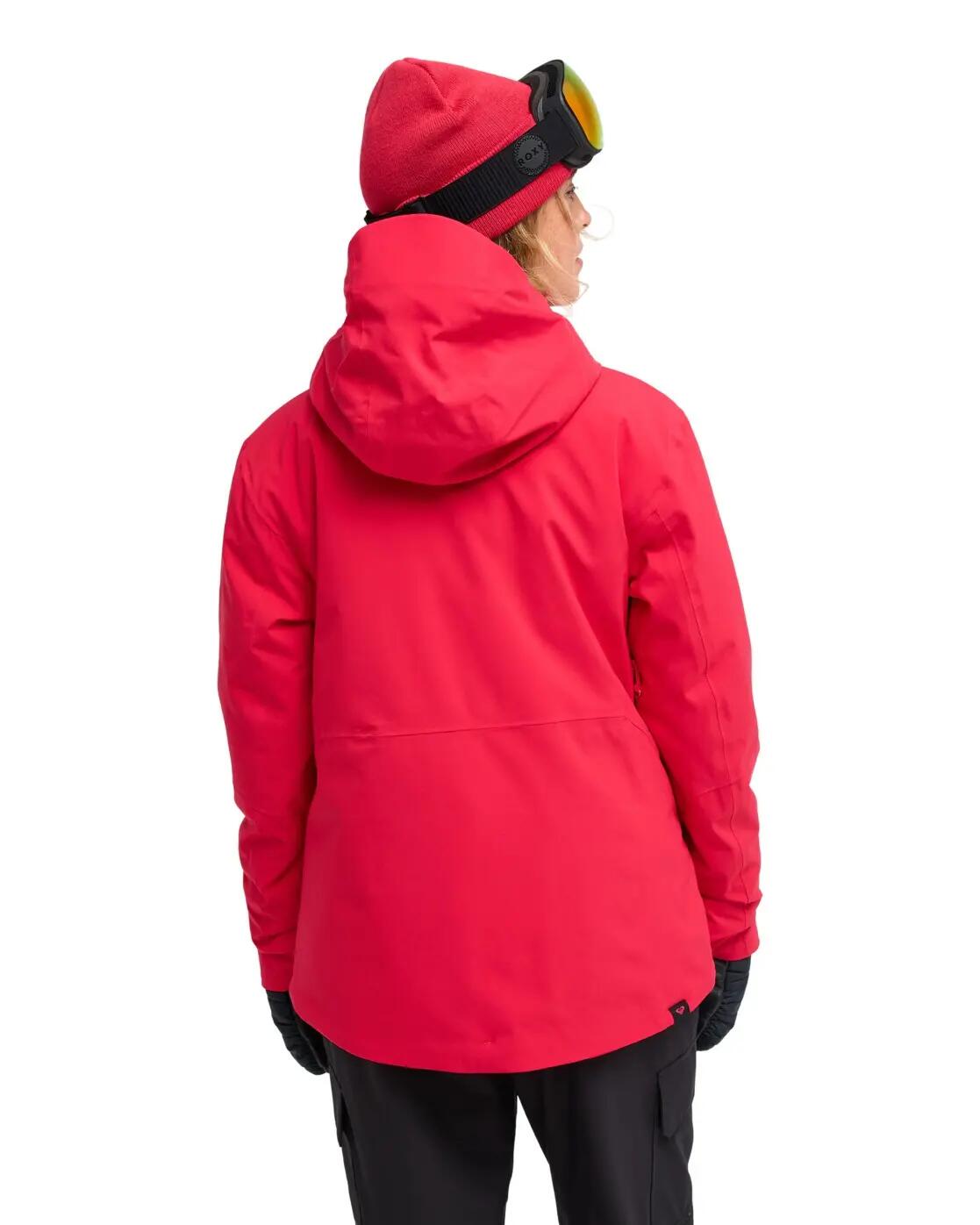 Veste de snow technique 20K ICE HAVEN Rouge Femme 2/4