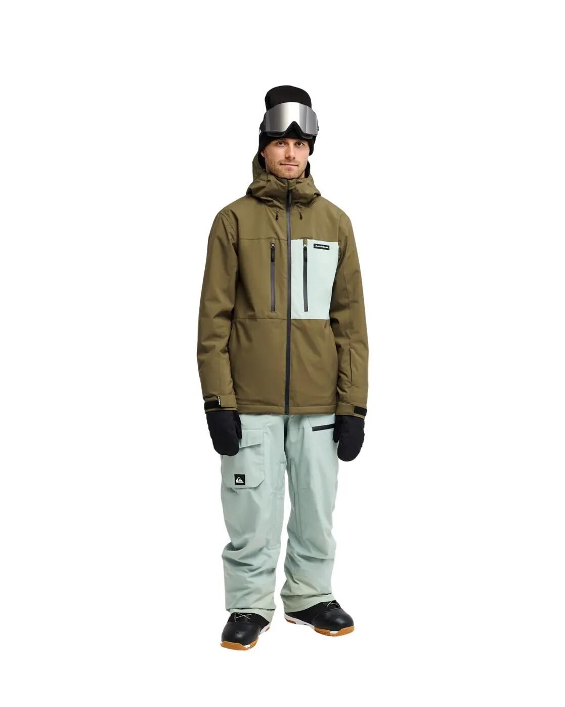 Chaqueta técnica de snow SYCAMORE 20K Verde Hombre 3/4