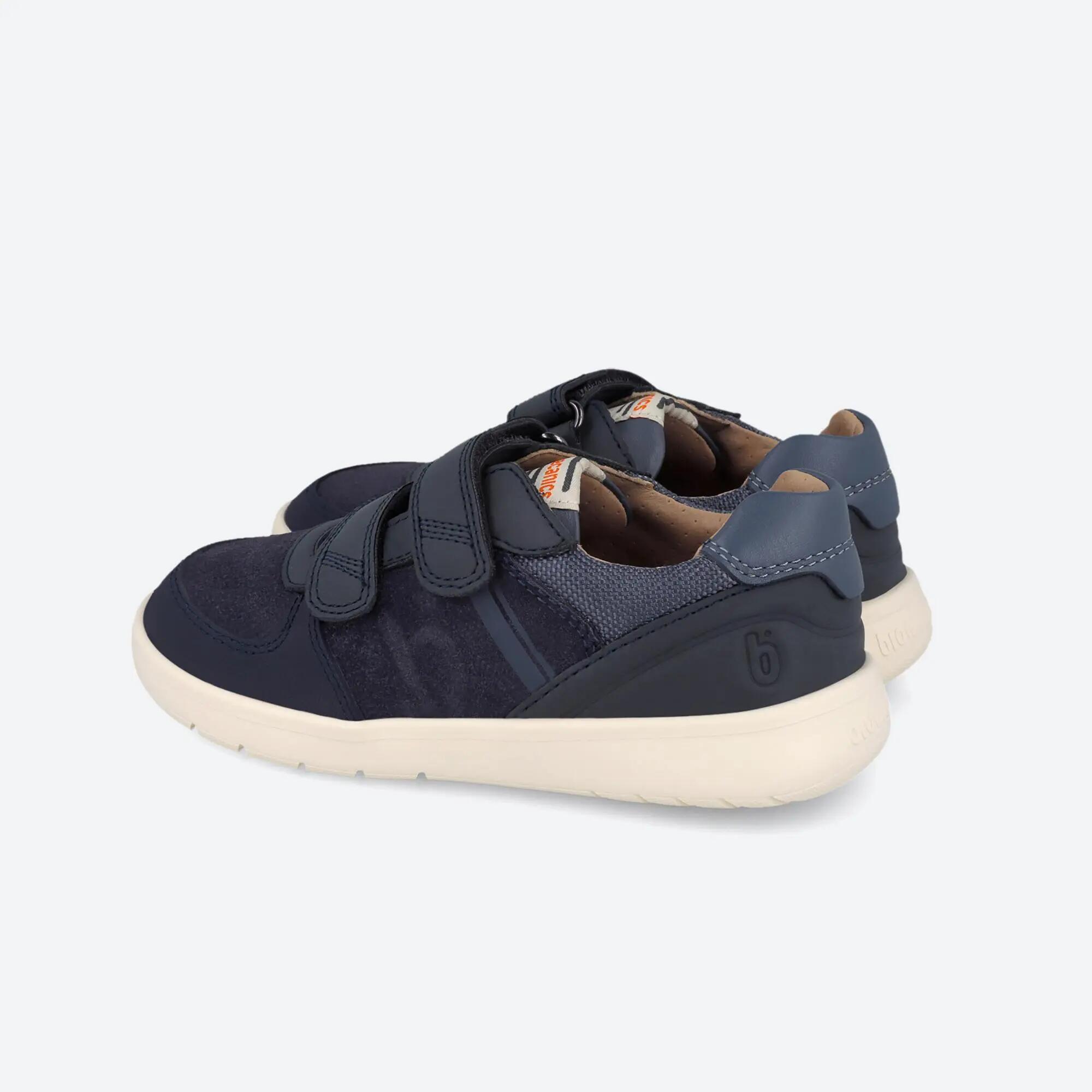 Sapatilhas de piel barefoot  Menino Biomecanics 261240A Blues Fecho adesivo 3/5