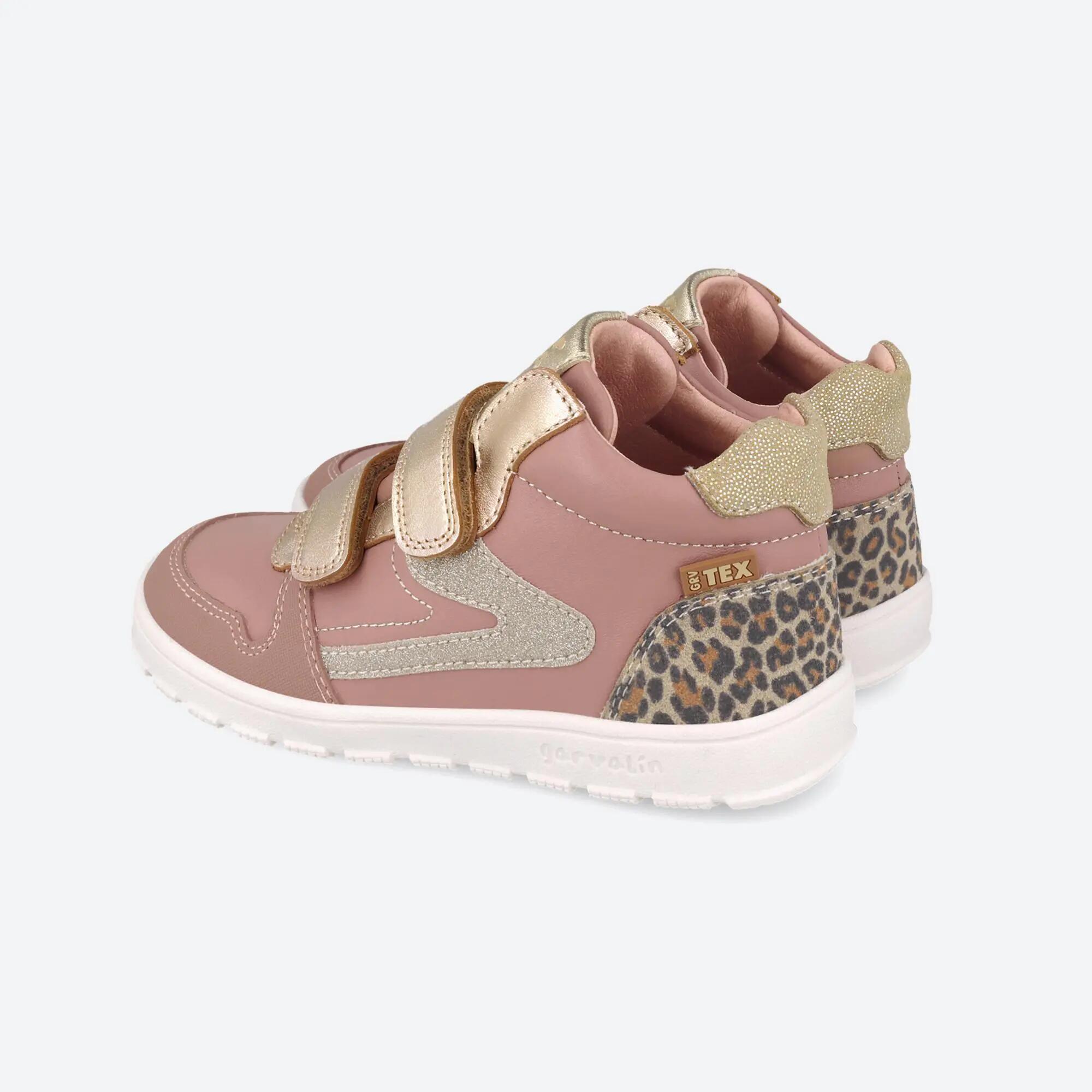 Botins barefoot  Menina Garvalín 261501B Rosa claro Fecho Adesivo 3/6