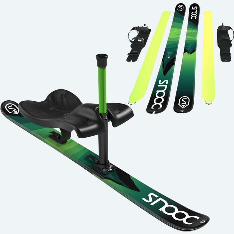 SNOOC Touring Le ski-raquette qui se transforme en luge à la descente