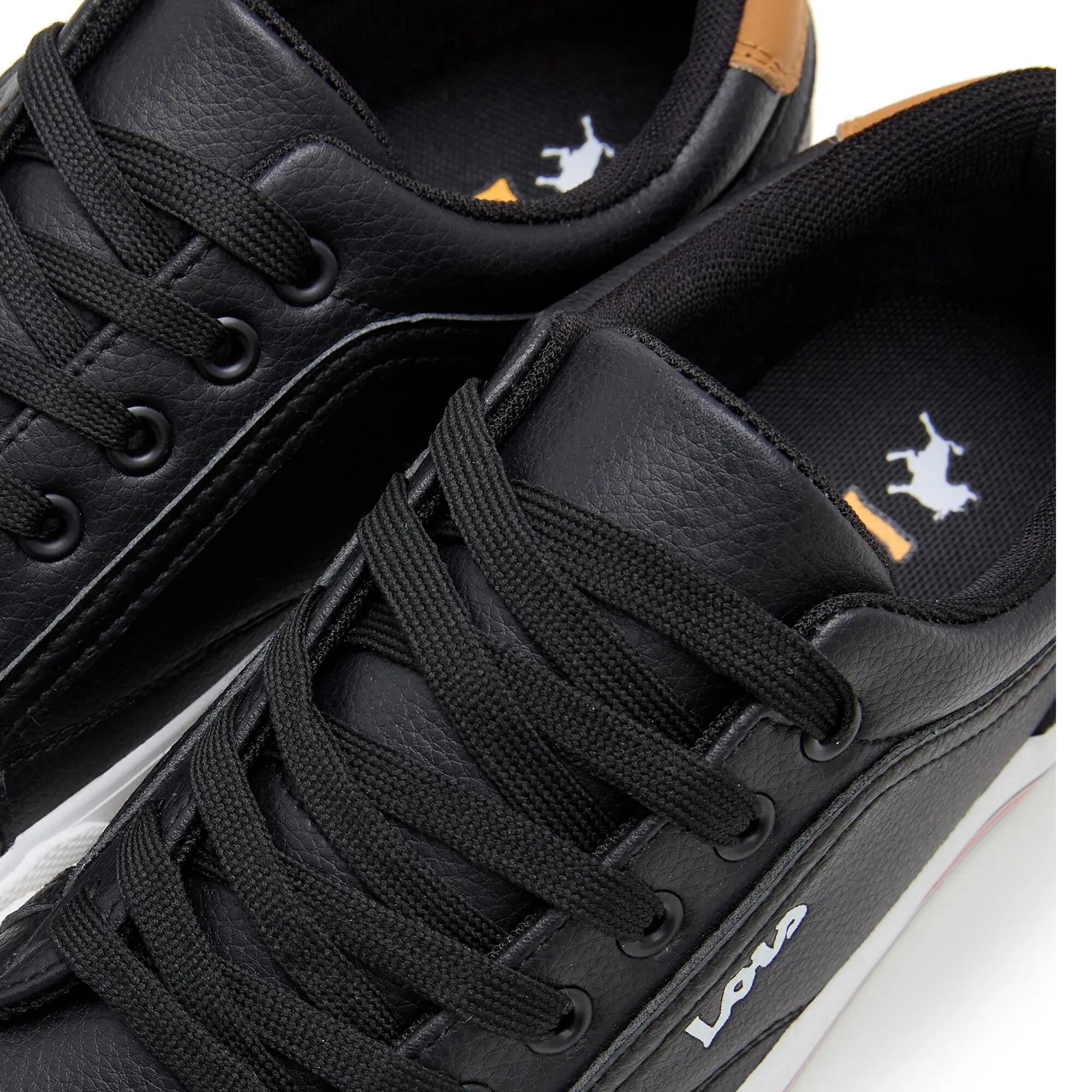 Zapatillas deportivas Lois Hombre 61415 Negras con Cordones 5/5