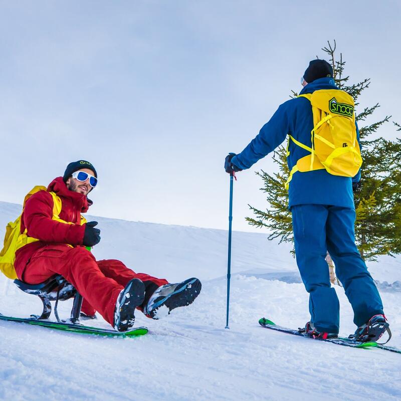 SNOOC Touring La racchetta da neve che si trasforma in una slitta