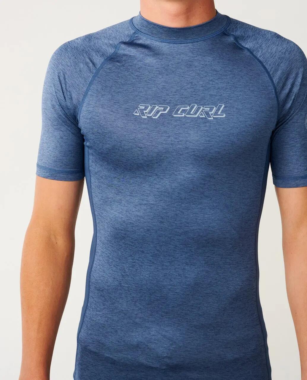 T-shirt anti-UV Uomo Dawn Patrol UPF Performance manica corta - Light Navy Marle 5/6