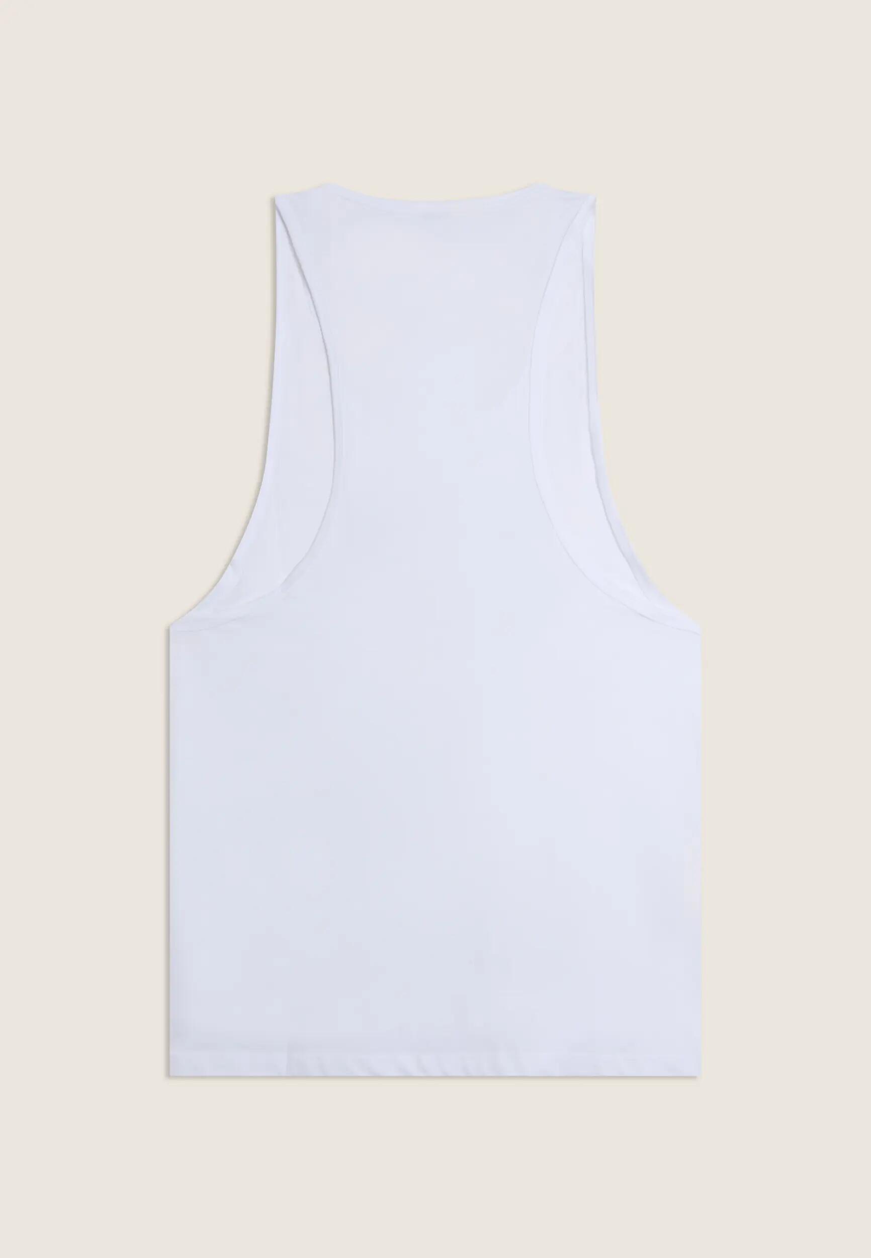 Canotta Uomo in Cotone Stile Boxe VIS Logo Argento 2/3