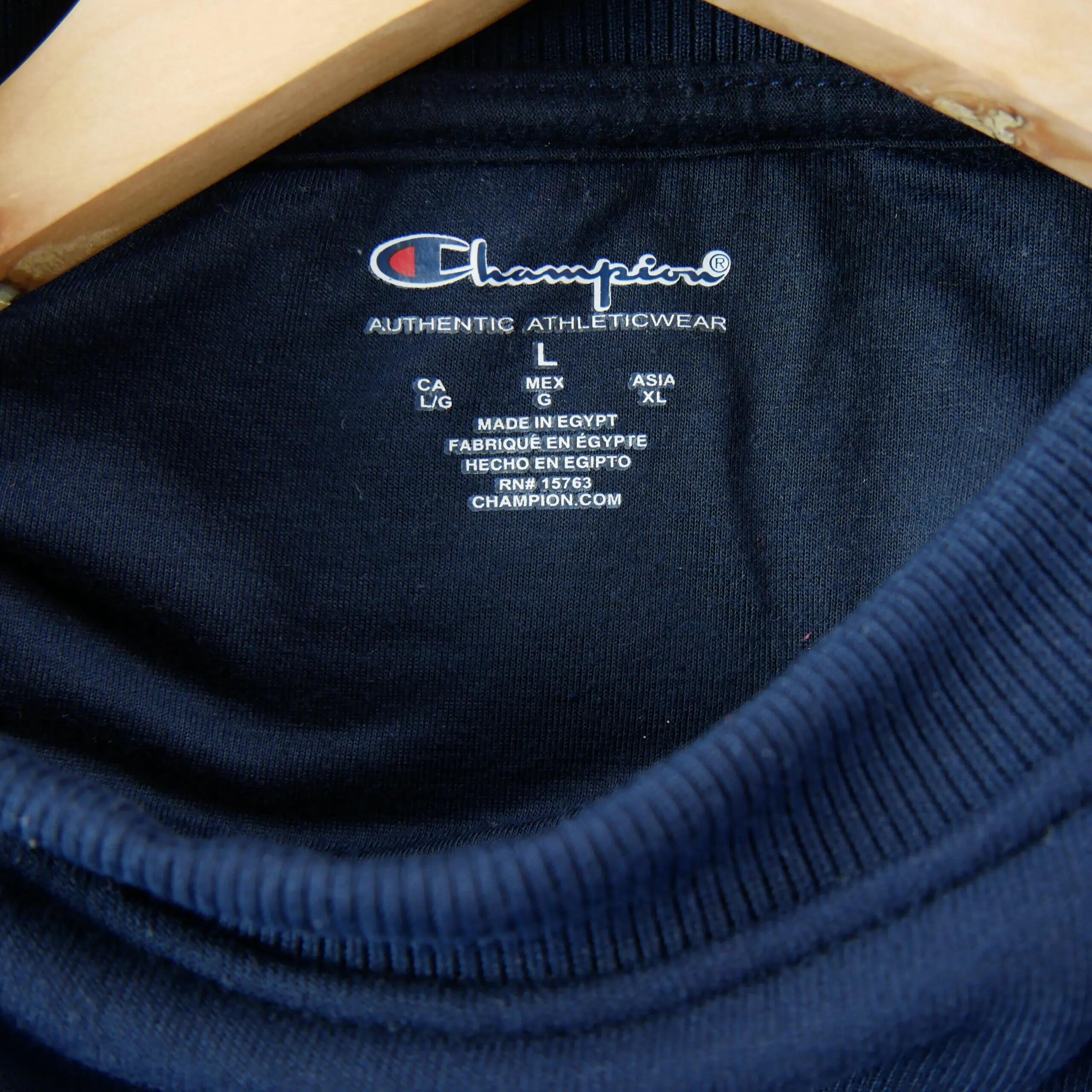 Segunda Vida - Sudadera Hombre Script Logo Marina - Muy Bueno 5/6