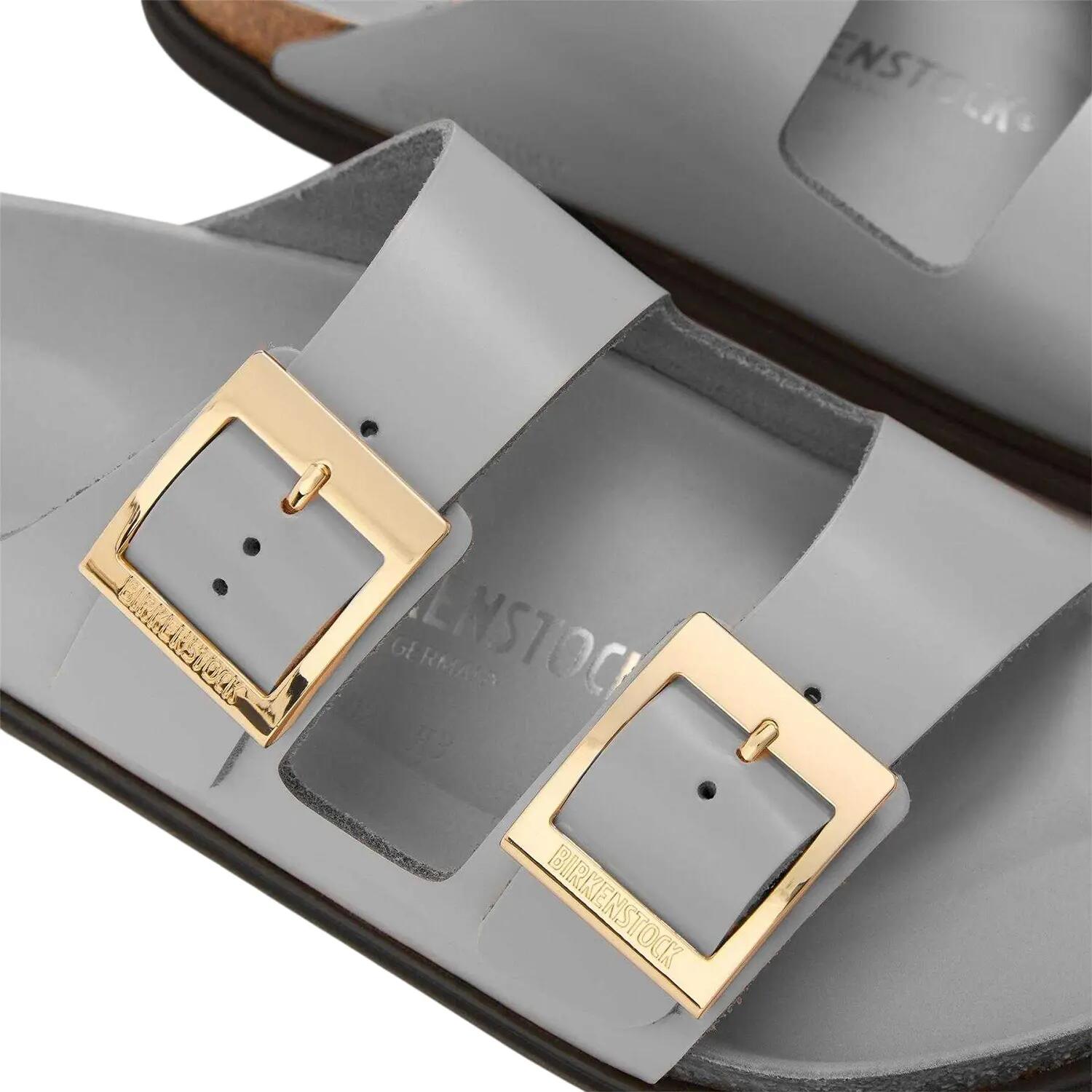 Womens/Ladies Arizona Droplet Leather Sandals (Stone) 4/4