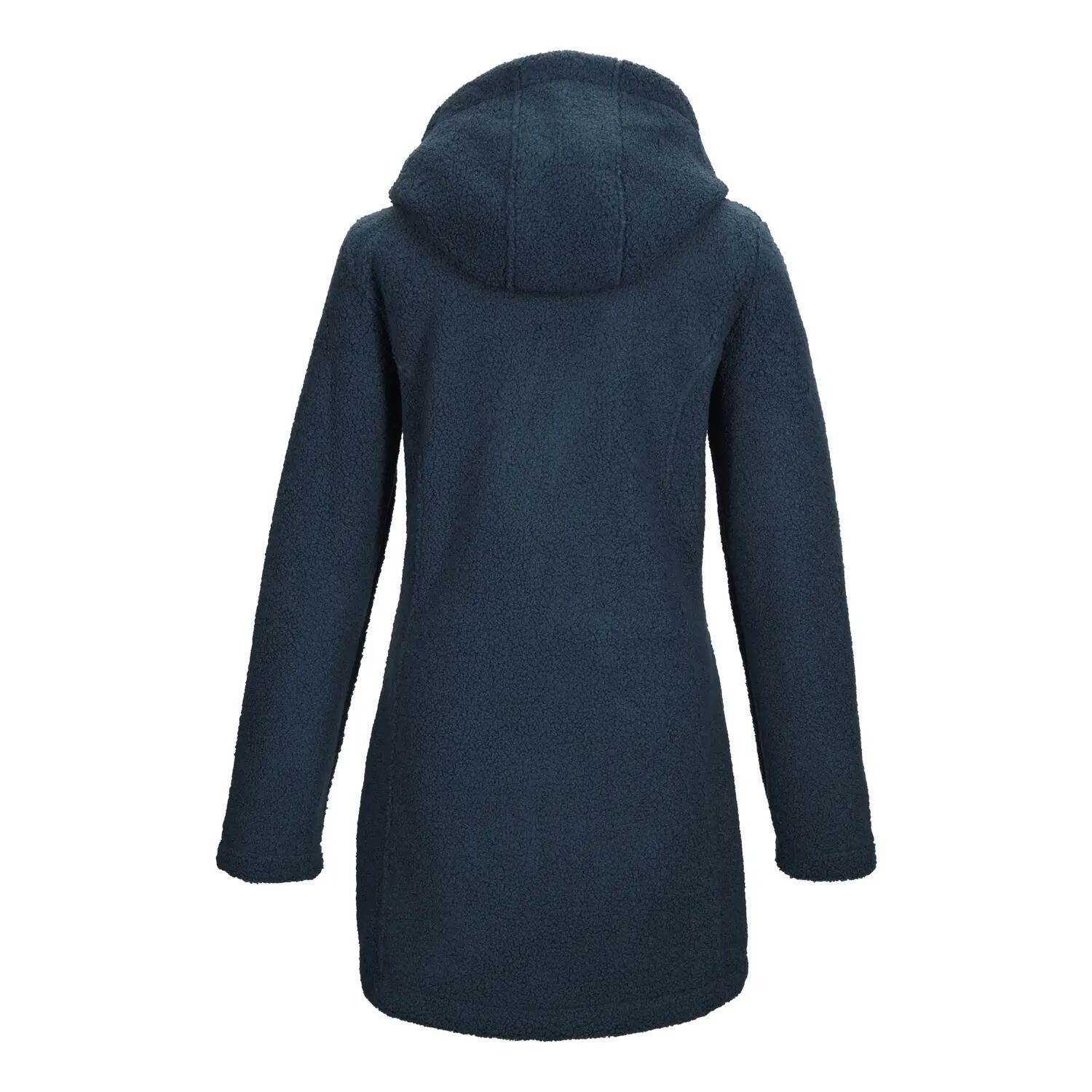 Damen Strickfleeceparka Strickfleeceparka mit Kapuze 2/2