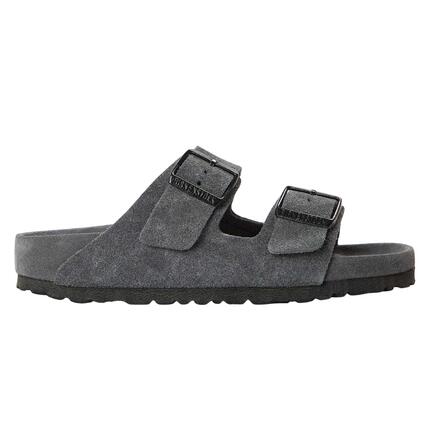 Arizona EXQ Leve" Sandalen für , Wildleder, Flach Damen Holzkohle