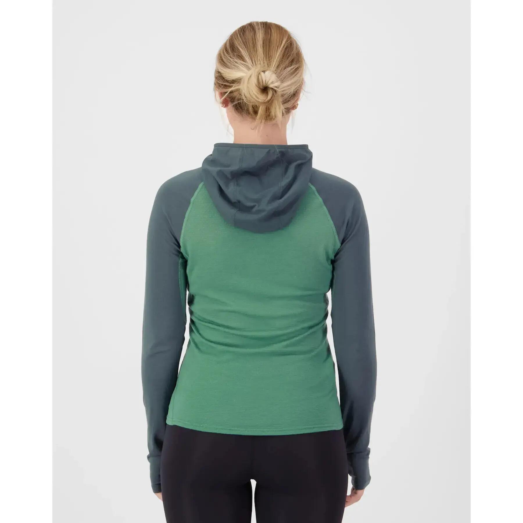 Sweatshirt à capuche femme Mons Royale Bella Merino 3/3
