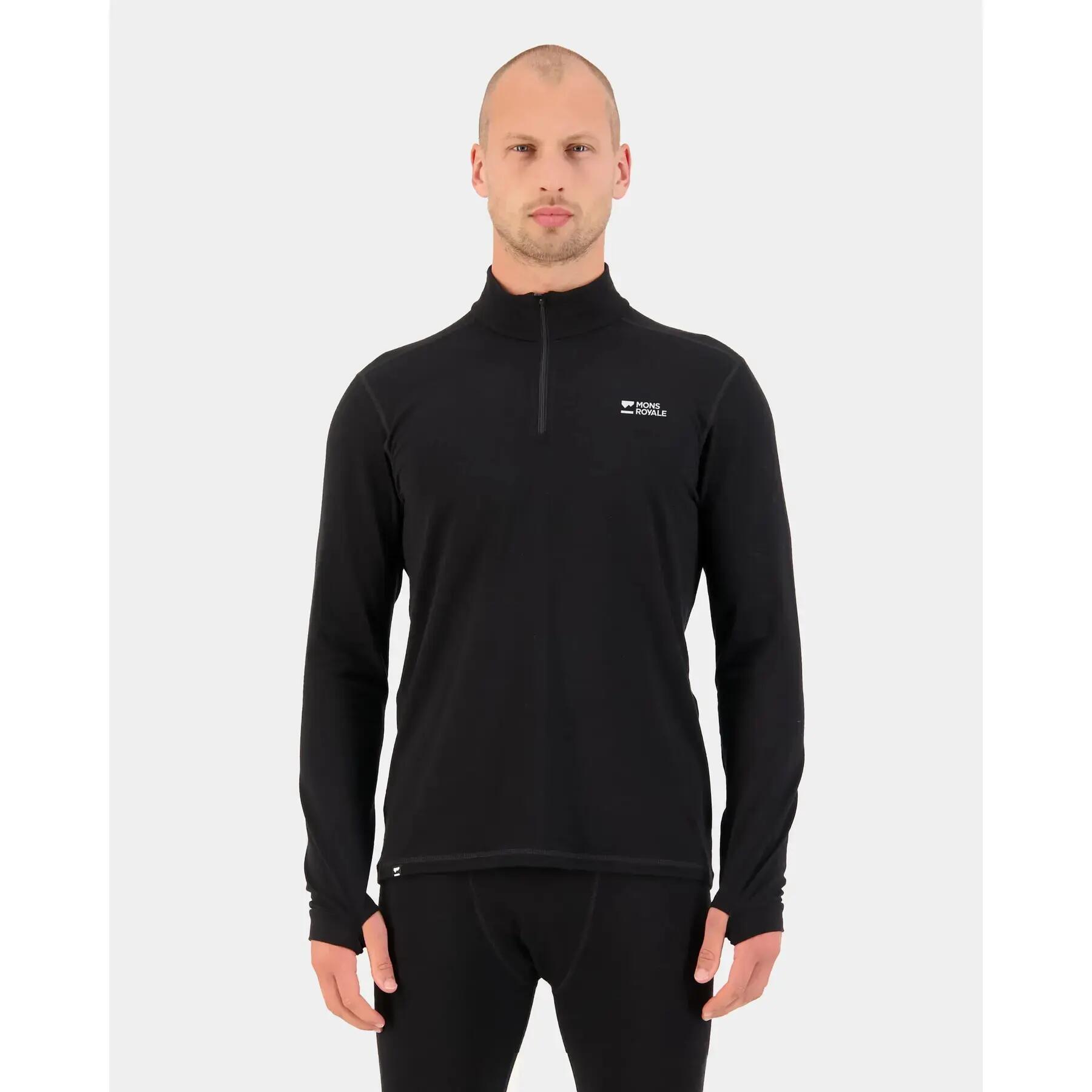 Sous maillot 1/4 zip Mons Royale Cascade Merino 2/3