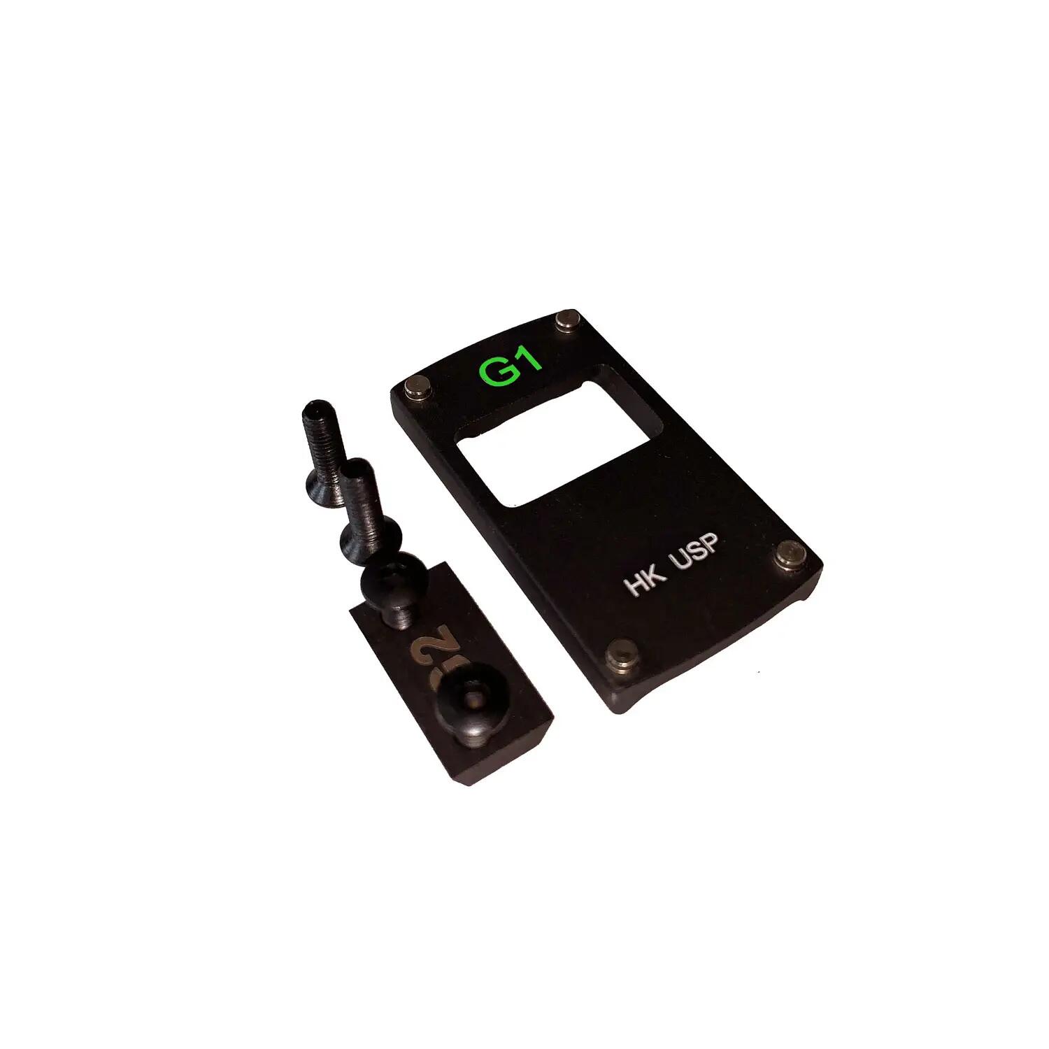 Professor Optiken Adapterplatte für Königssee 1x17x24 und 1x17x28 V2 - H&K USP 2/2