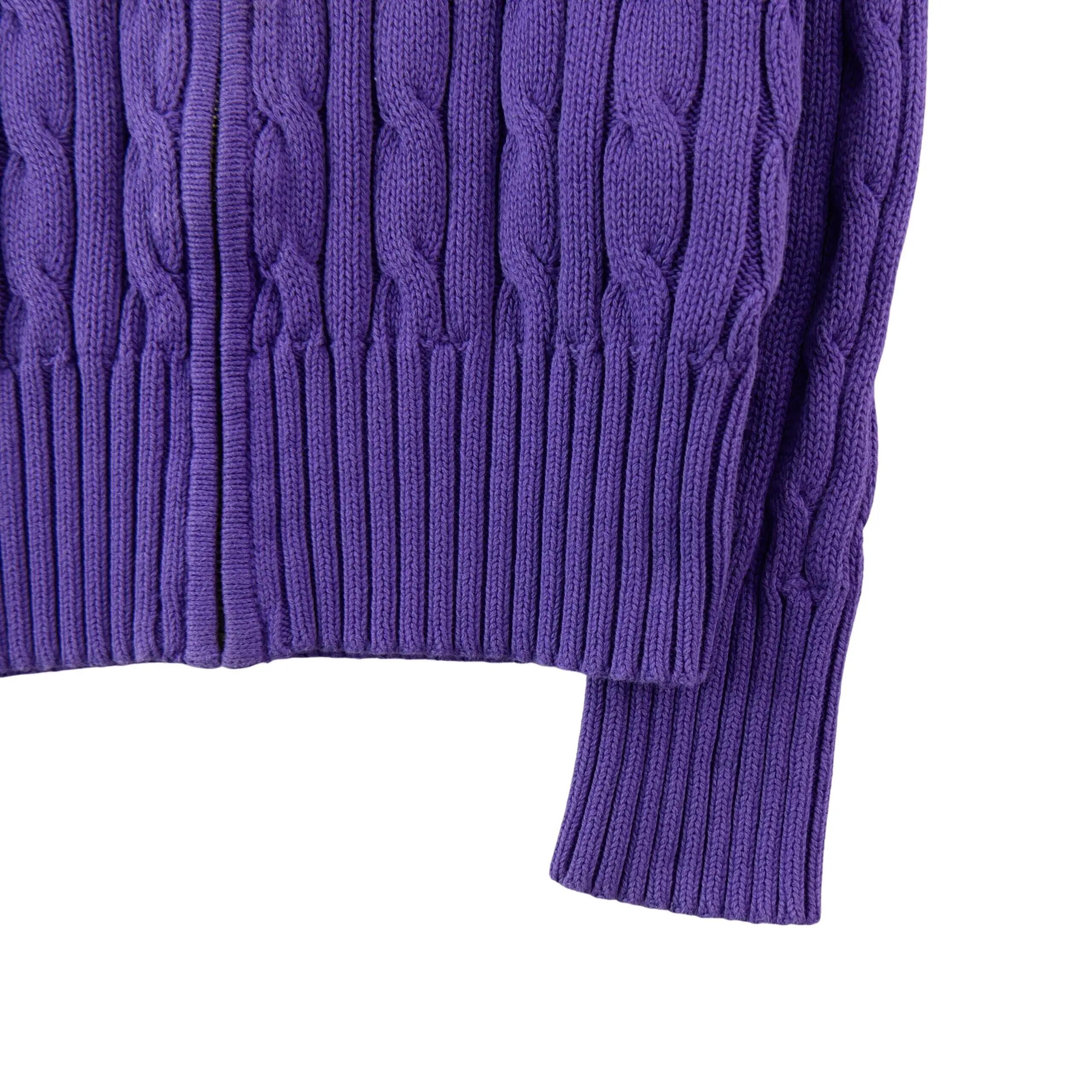 Seconde vie - Gilets Fille Maille torsadée Capuche - Excellent 5/7