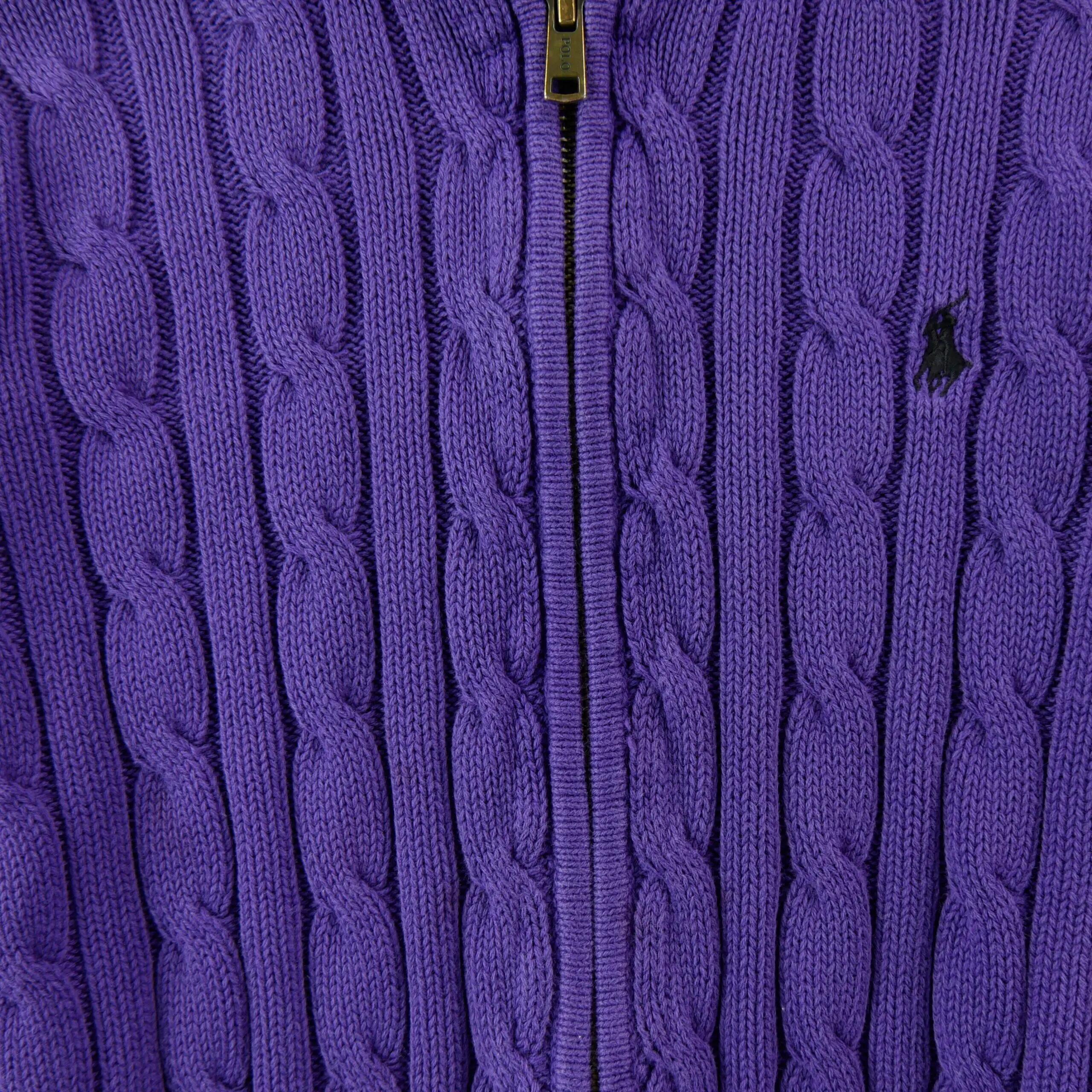 Seconde vie - Gilets Fille Maille torsadée Capuche - Excellent 4/7