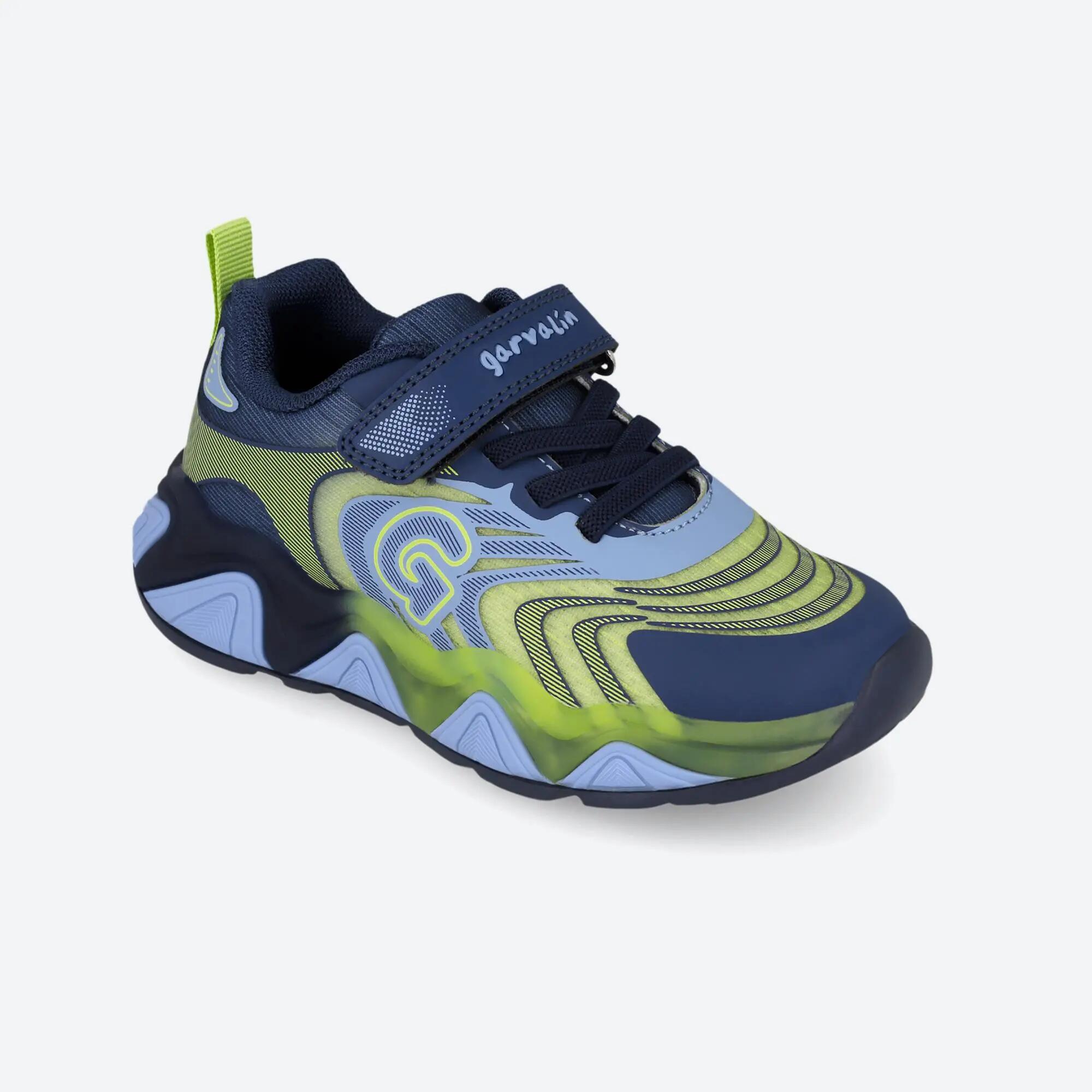 Zapatillas deportivas  Niño Garvalín 261805A Azul / Verde Cierre adherente 4/7