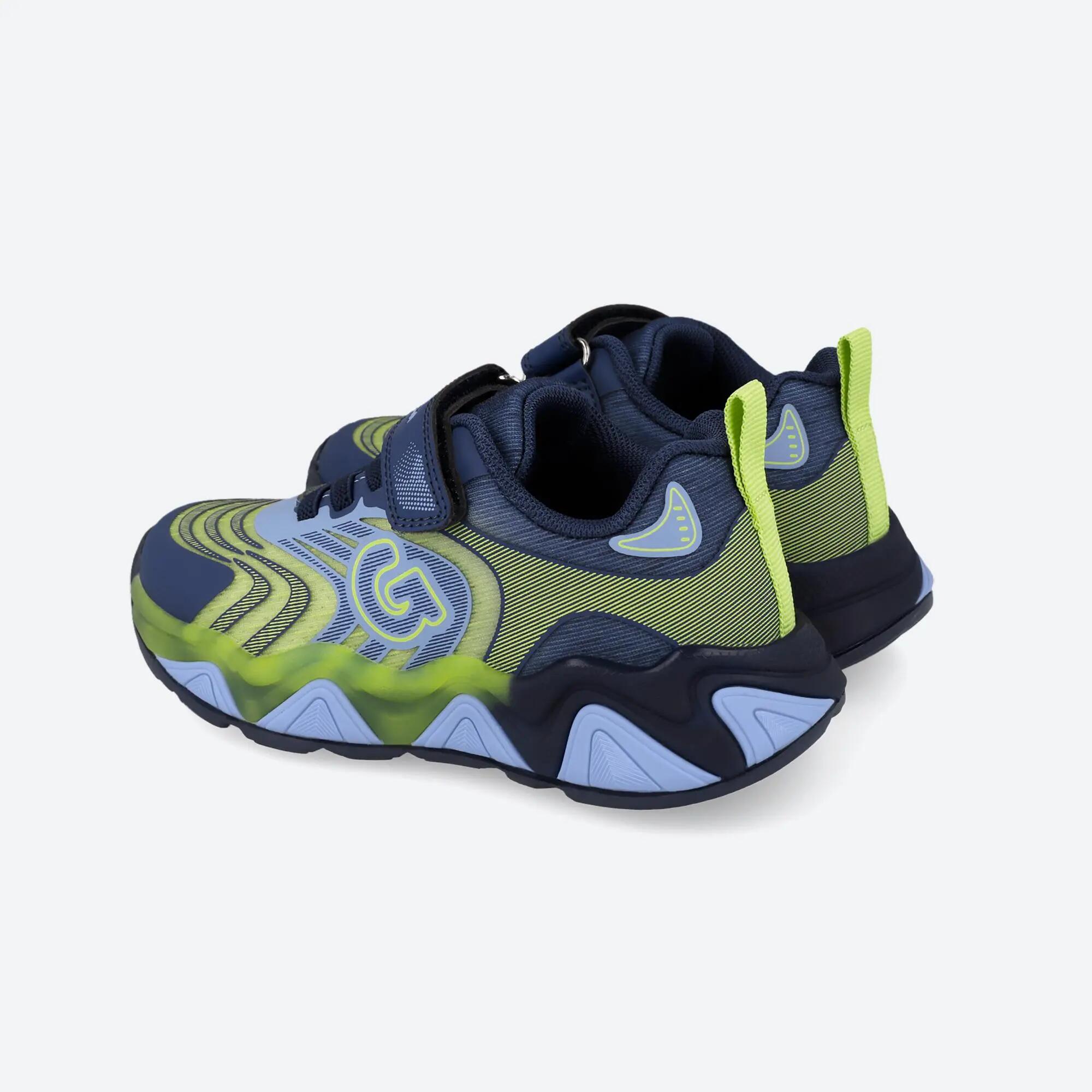 Zapatillas deportivas  Niño Garvalín 261805A Azul / Verde Cierre adherente 3/7