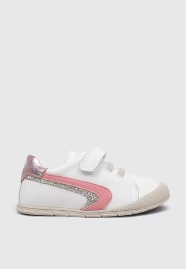 Chaussures barefoot - Enfants - Velcro, talon plat - Pablosky 076007 - Blanc