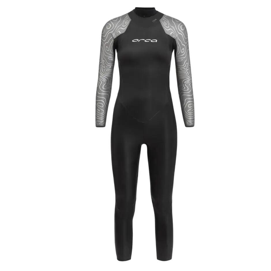 Costum neopren pentru femei Freedive Zen 1 P wetsuit - negru gri alb