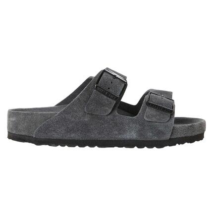 Arizona EXQ Leve" Sandalen für , Wildleder, Flach Damen Holzkohle