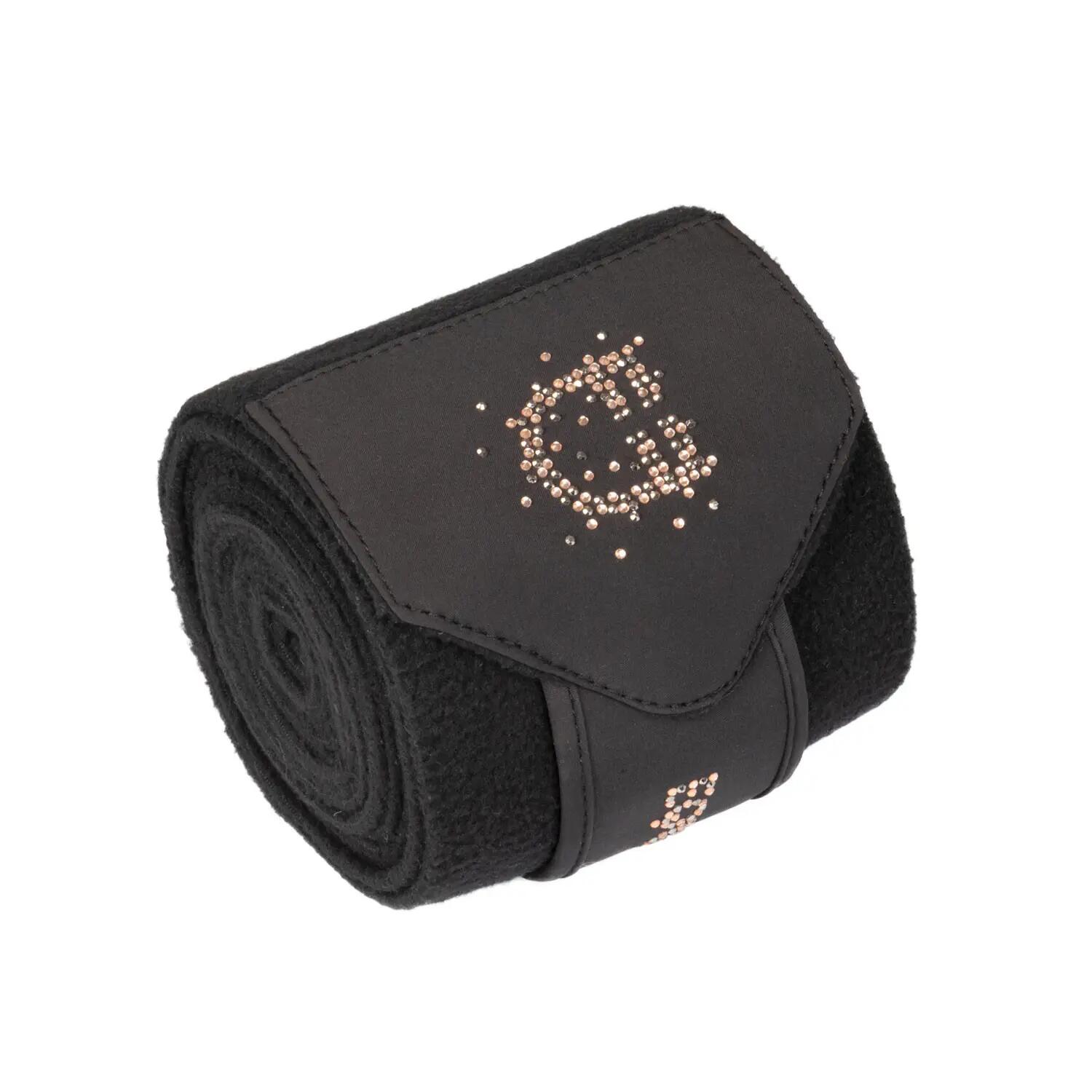 Bandeaux en polaire avec logo en strass 4/4